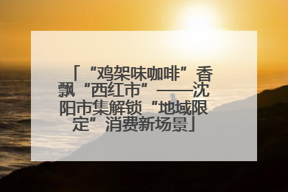 “鸡架味咖啡”香飘“西红市”——沈阳市集解锁“地域限定”消费新场景