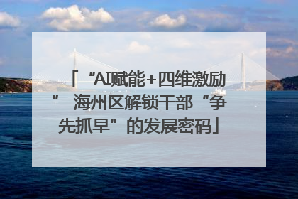“AI赋能+四维激励” 海州区解锁干部“争先抓早”的发展密码