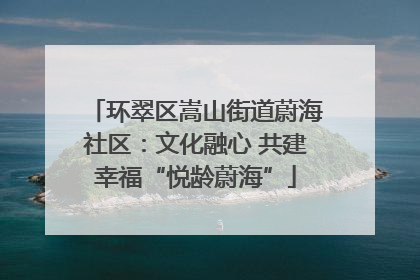 环翠区嵩山街道蔚海社区：文化融心 共建幸福“悦龄蔚海”