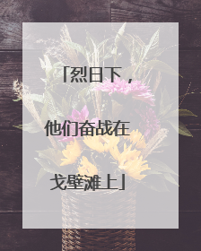 烈日下，他们奋战在戈壁滩上
