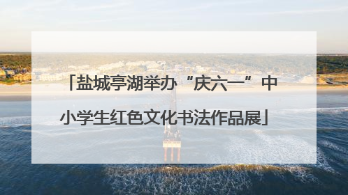 盐城亭湖举办“庆六一”中小学生红色文化书法作品展