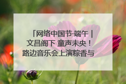 网络中国节·端午｜文昌阁下 童声未央！路边音乐会上演粽香与童真的诗意交响