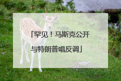罕见！马斯克公开与特朗普唱反调