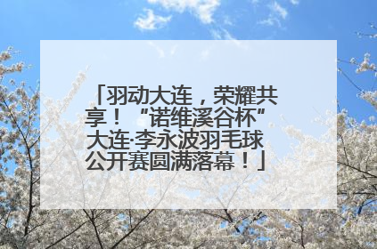 羽动大连，荣耀共享！“诺维溪谷杯”大连·李永波羽毛球公开赛圆满落幕！