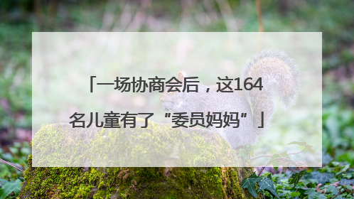 一场协商会后，这164名儿童有了“委员妈妈”