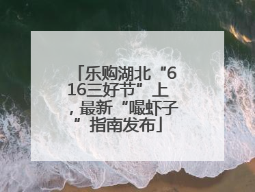 乐购湖北“616三好节”上，最新“嘬虾子”指南发布