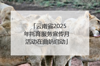 云南省2025年托育服务宣传月活动在曲靖启动