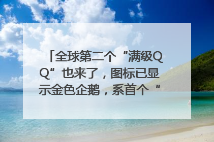 全球第二个“满级QQ”也来了，图标已显示金色企鹅，系首个“满级QQ”的小号
