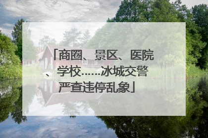 商圈、景区、医院、学校……冰城交警严查违停乱象
