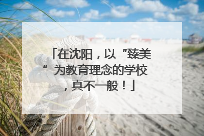在沈阳，以“臻美”为教育理念的学校，真不一般！