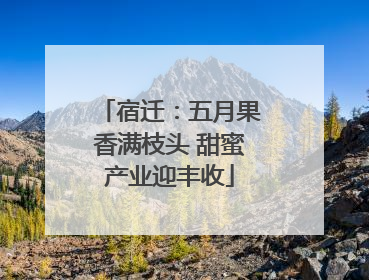 宿迁：五月果香满枝头 甜蜜产业迎丰收