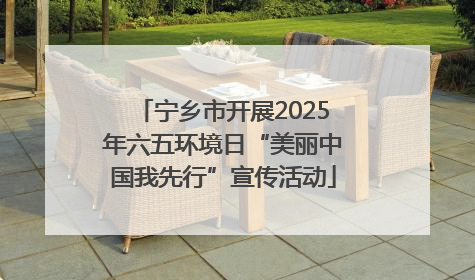 宁乡市开展2025年六五环境日“美丽中国我先行”宣传活动