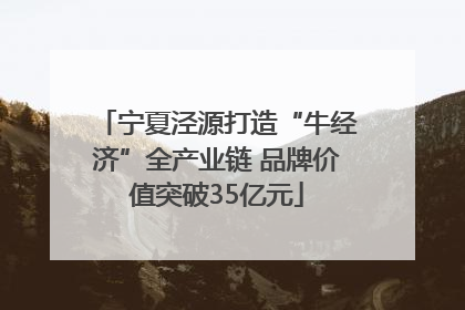 宁夏泾源打造“牛经济”全产业链 品牌价值突破35亿元