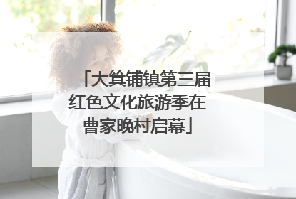 大箕铺镇第三届红色文化旅游季在曹家晚村启幕