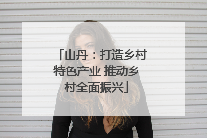 山丹：打造乡村特色产业 推动乡村全面振兴