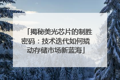 揭秘美光芯片的制胜密码：技术迭代如何撬动存储市场新蓝海