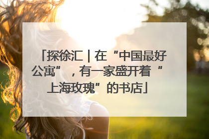 探徐汇｜在“中国最好公寓”，有一家盛开着“上海玫瑰”的书店