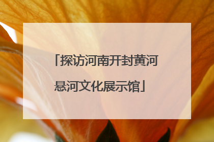 探访河南开封黄河悬河文化展示馆