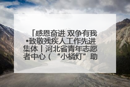 感恩奋进 双争有我•致敬残疾人工作先进集体丨河北省青年志愿者中心（“小橘灯”助残接力计划实施团队）：用温暖陪伴，守护特殊孩子成长