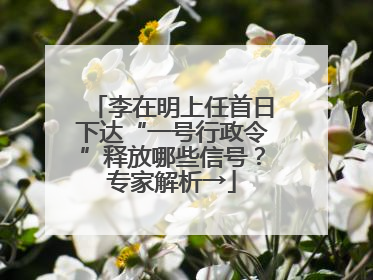 李在明上任首日下达“一号行政令”释放哪些信号？专家解析→