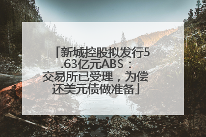新城控股拟发行5.63亿元ABS：交易所已受理，为偿还美元债做准备