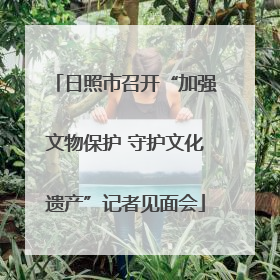 日照市召开“加强文物保护 守护文化遗产”记者见面会