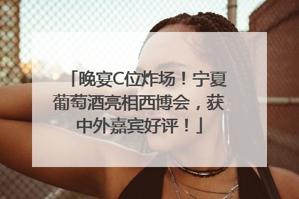 晚宴C位炸场！宁夏葡萄酒亮相西博会，获中外嘉宾好评！