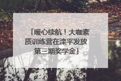 暖心续航！大咖素质训练营在滦平发放第三期奖学金