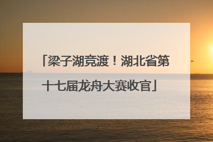 梁子湖竞渡！湖北省第十七届龙舟大赛收官