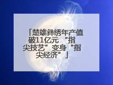 楚雄彝绣年产值破11亿元 “指尖技艺”变身“指尖经济”