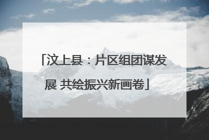 汶上县：片区组团谋发展 共绘振兴新画卷