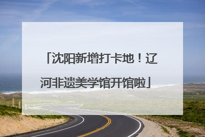 沈阳新增打卡地！辽河非遗美学馆开馆啦