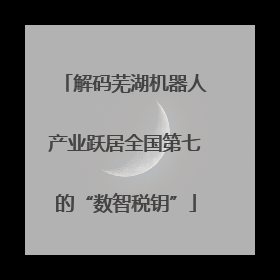 解码芜湖机器人产业跃居全国第七的“数智税钥”
