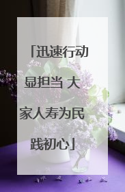 迅速行动显担当 大家人寿为民践初心