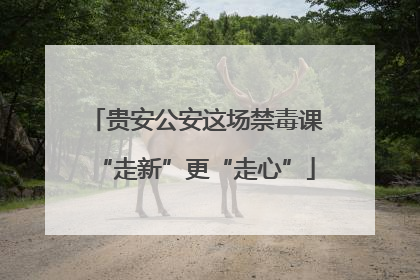 贵安公安这场禁毒课“走新”更“走心”