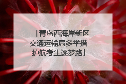 青岛西海岸新区交通运输局多举措护航考生逐梦路