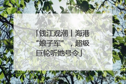 钱江观潮丨海港“娘子军”，超级巨轮听她号令