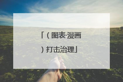 （图表·漫画）打击治理