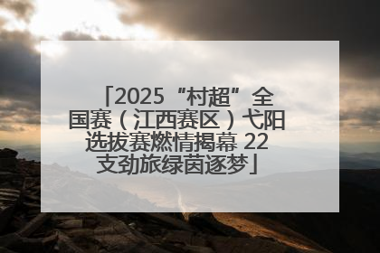 2025“村超”全国赛（江西赛区）弋阳选拔赛燃情揭幕 22支劲旅绿茵逐梦