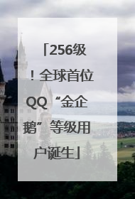 256级！全球首位QQ“金企鹅”等级用户诞生