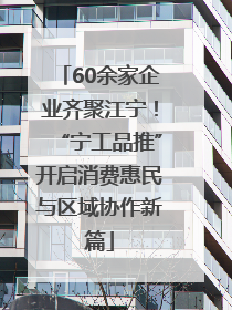 60余家企业齐聚江宁！“宁工品推”开启消费惠民与区域协作新篇