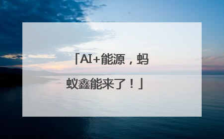 AI+能源，蚂蚁鑫能来了！