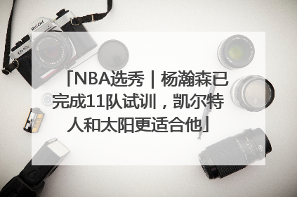 NBA选秀｜杨瀚森已完成11队试训，凯尔特人和太阳更适合他